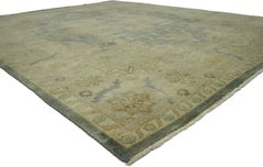 Contemporary Heriz Style Rug with Neutral Colors