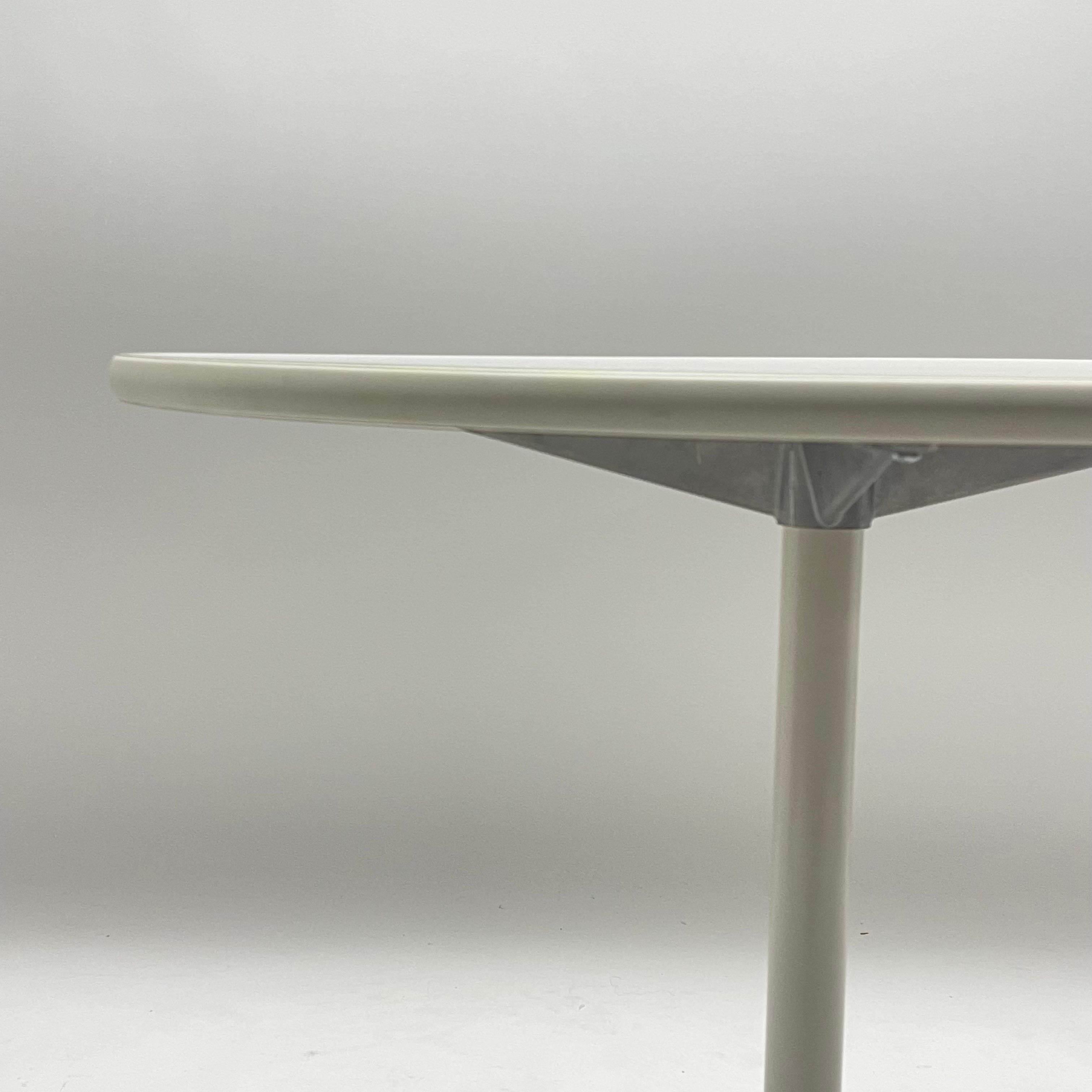American Contemporary Herman Miller Eames Aluminum Dining Bistro Table, USA, circa 2000s For Sale
