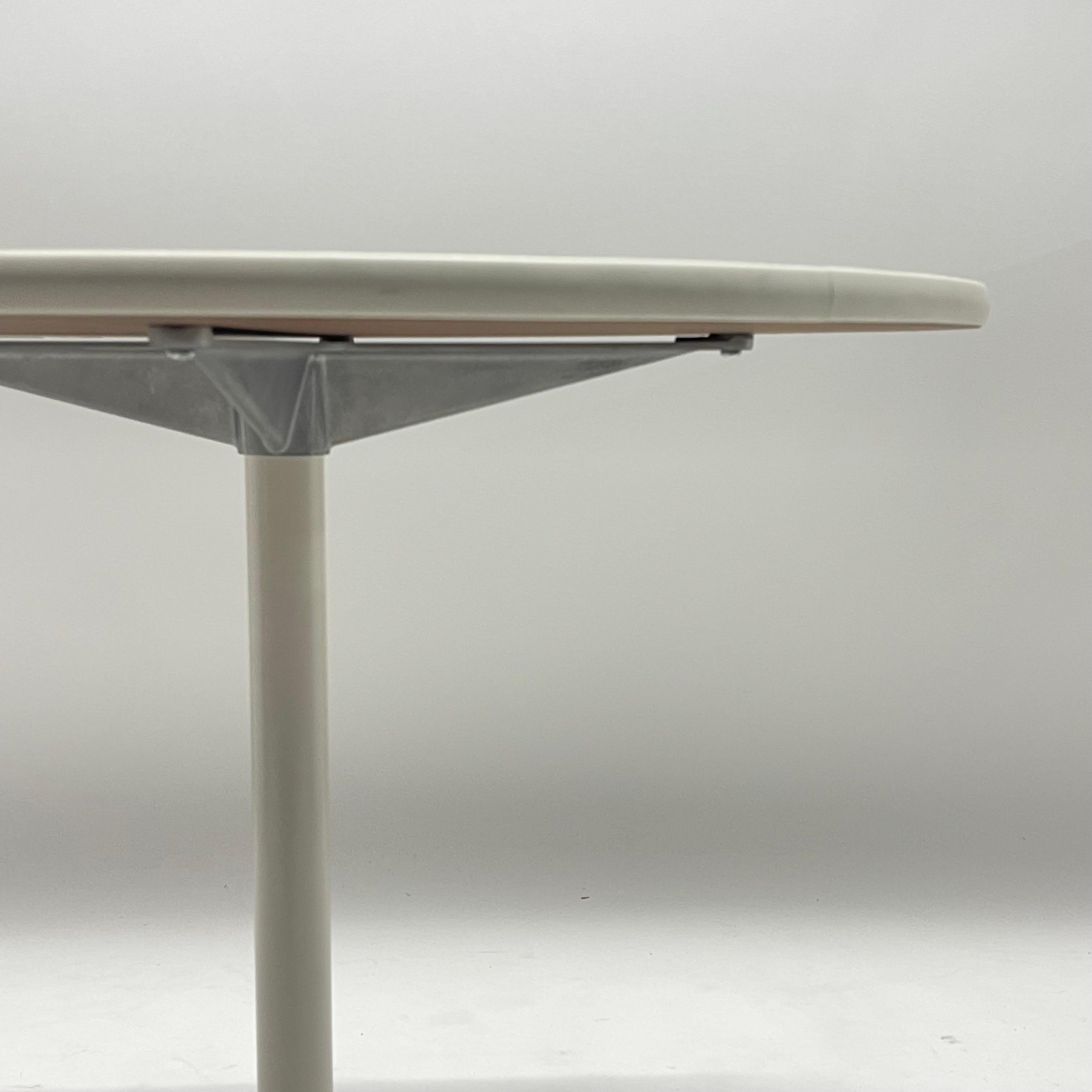 Polished Contemporary Herman Miller Eames Aluminum Dining Bistro Table, USA, circa 2000s For Sale