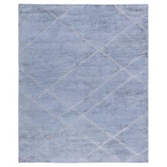 Tappeto contemporaneo alto e basso grigio di Doris Leslie Blau