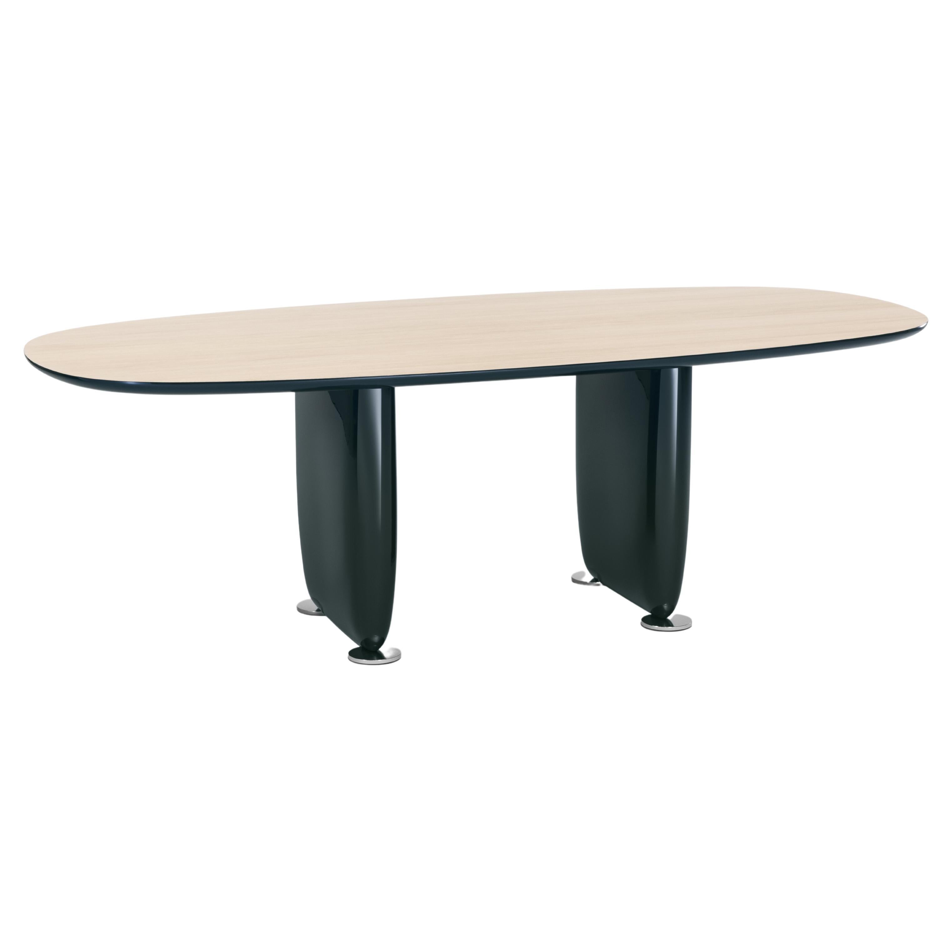 Contemporary High Gloss Lacquered Dining Table, Fly Table by Studio Catoir