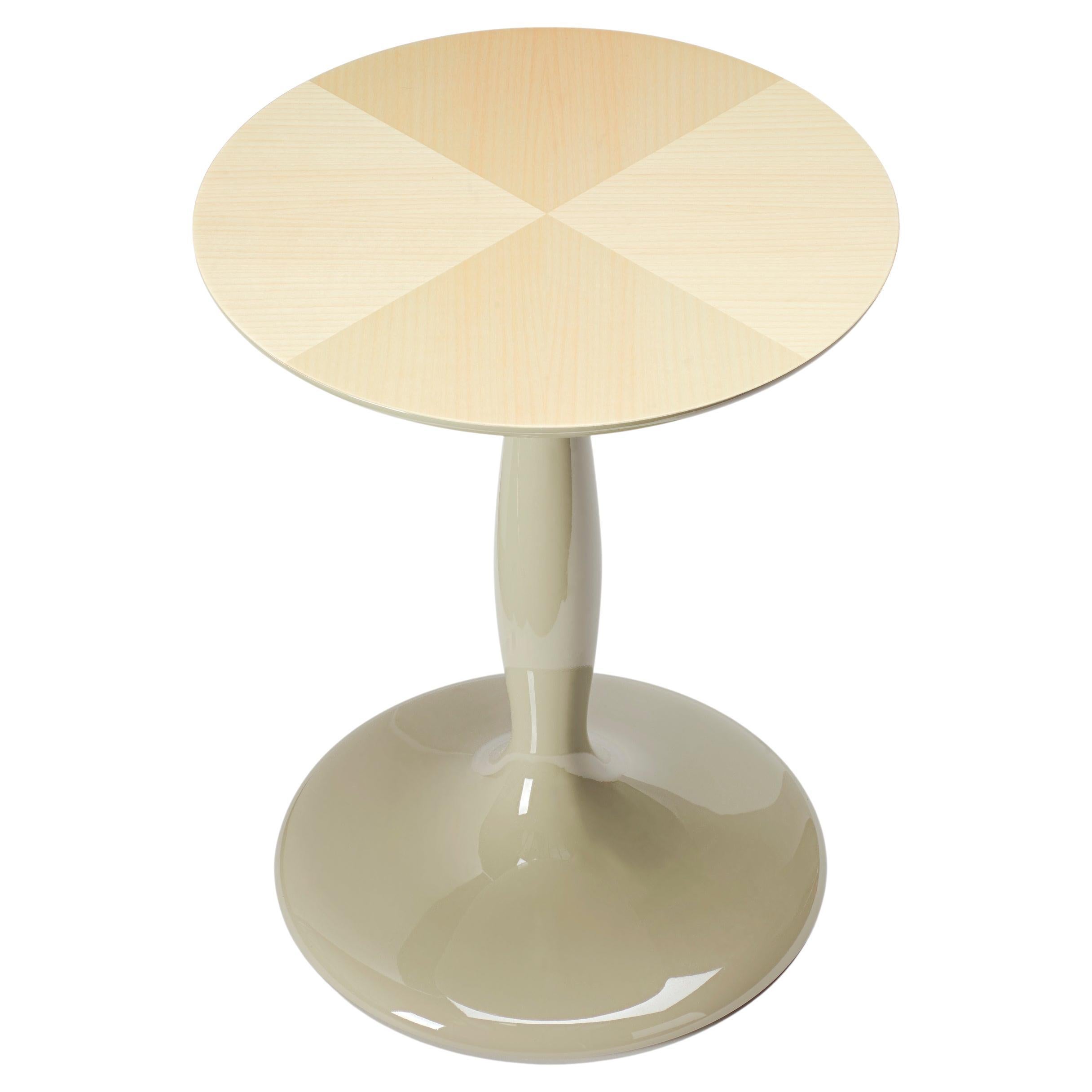 Contemporary High Gloss Lacquered Side Table "Parigi" by Studio Catoir For Sale