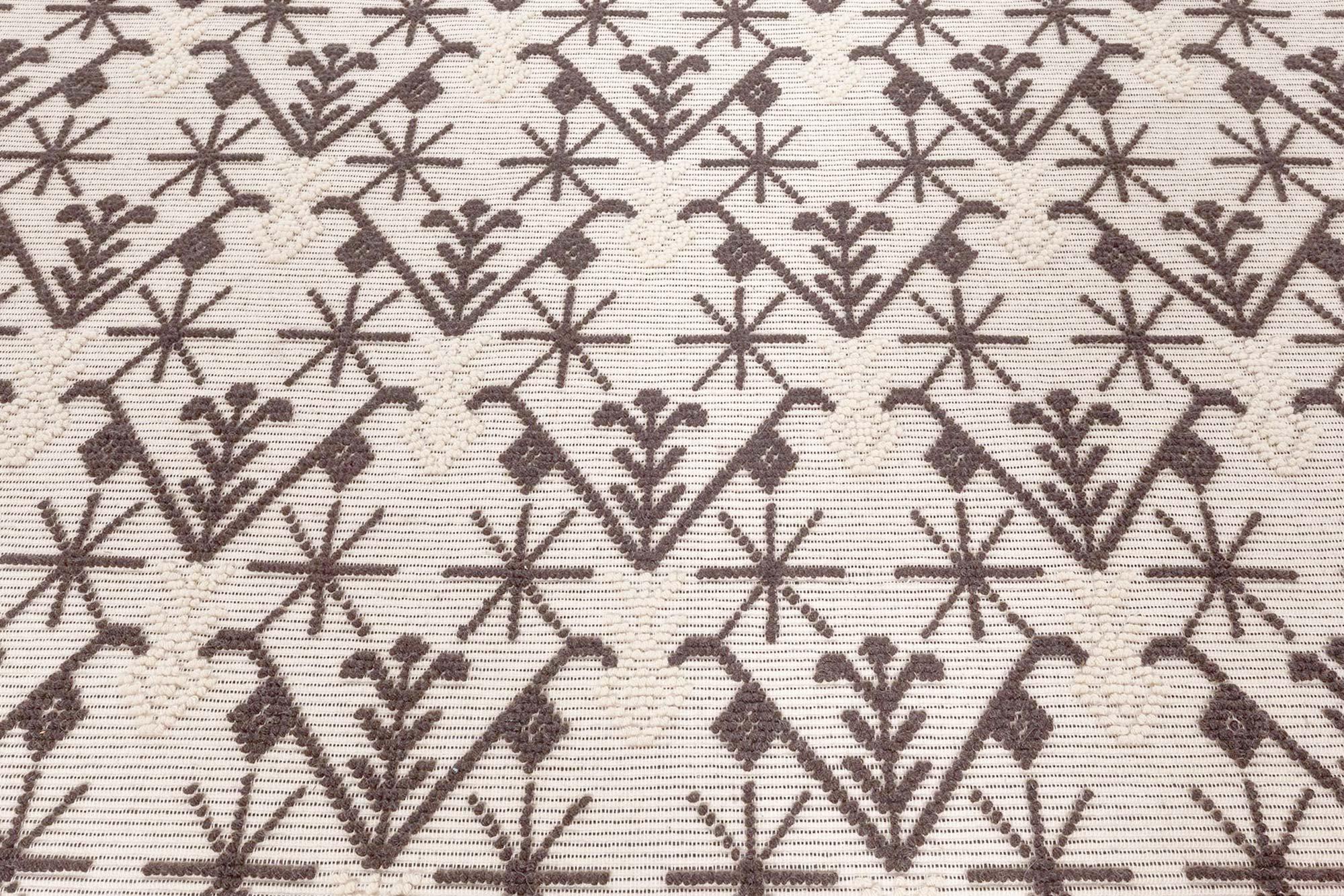 Modern Contemporary High Low Flat Weave Sardinian Rug by Doris Leslie Blau For Sale