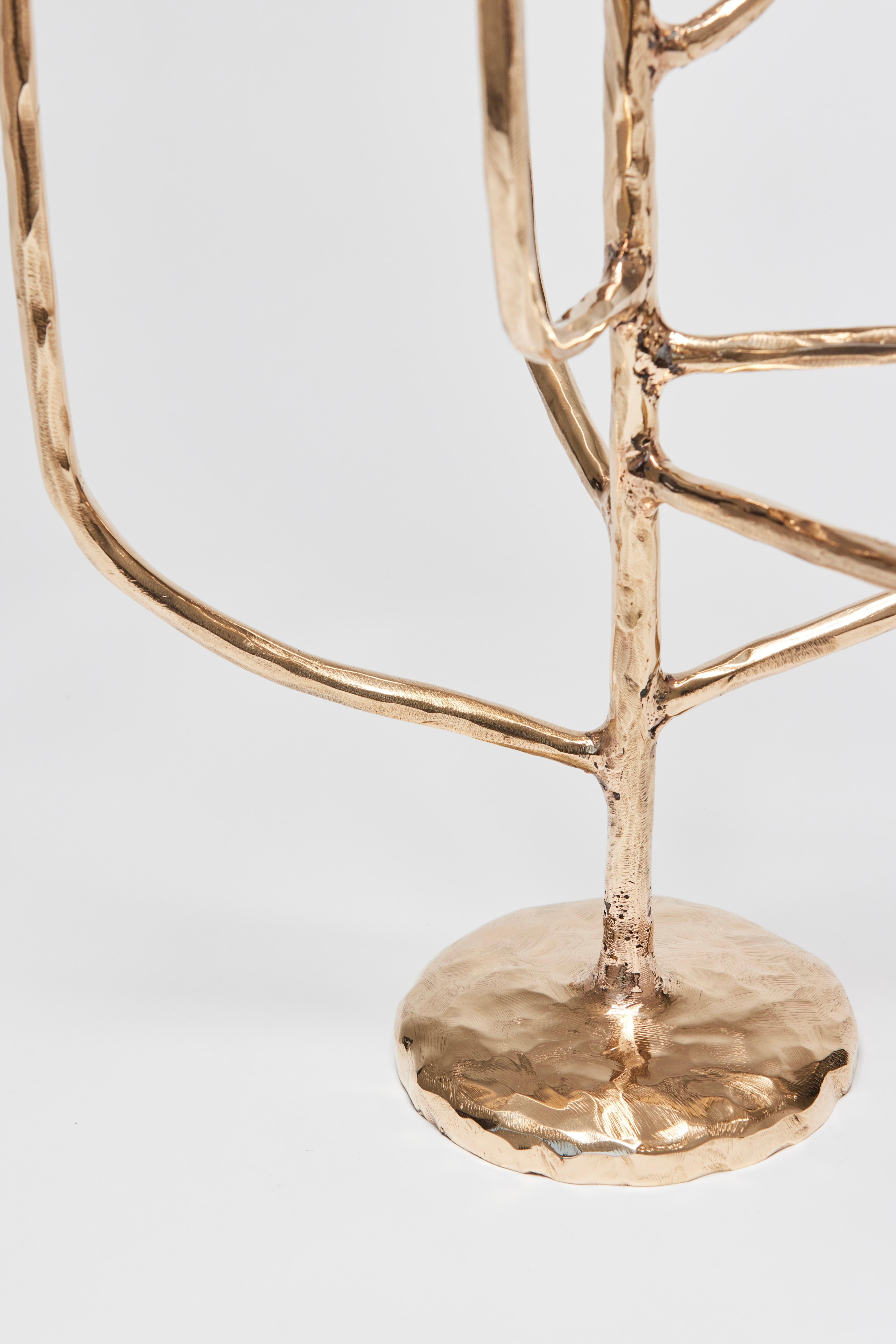 Contemporary High-Polished Bronze Candelholder by Colo Studio, France For Sale 4