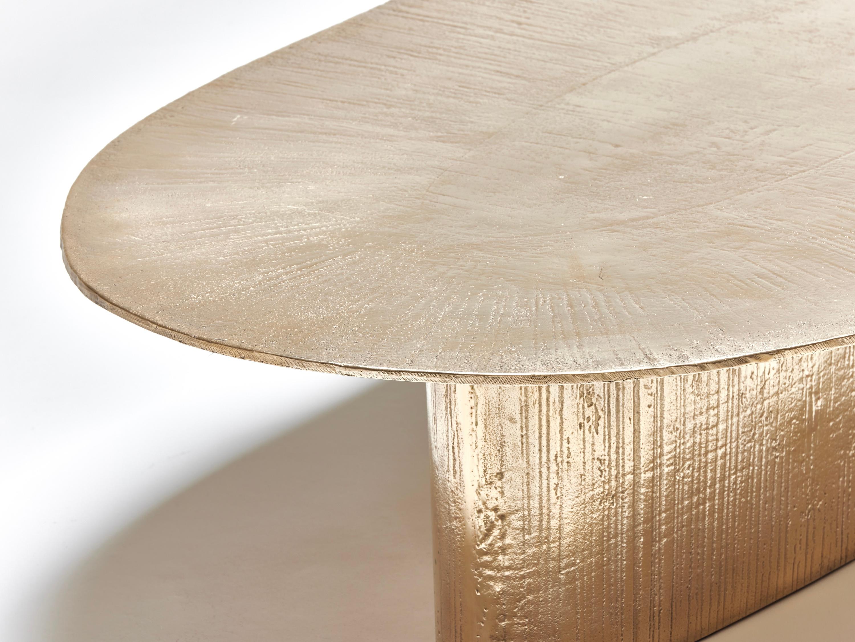 Contemporary High Polished Bronze Coffee Table by Colo Studio, France In New Condition For Sale In London, GB