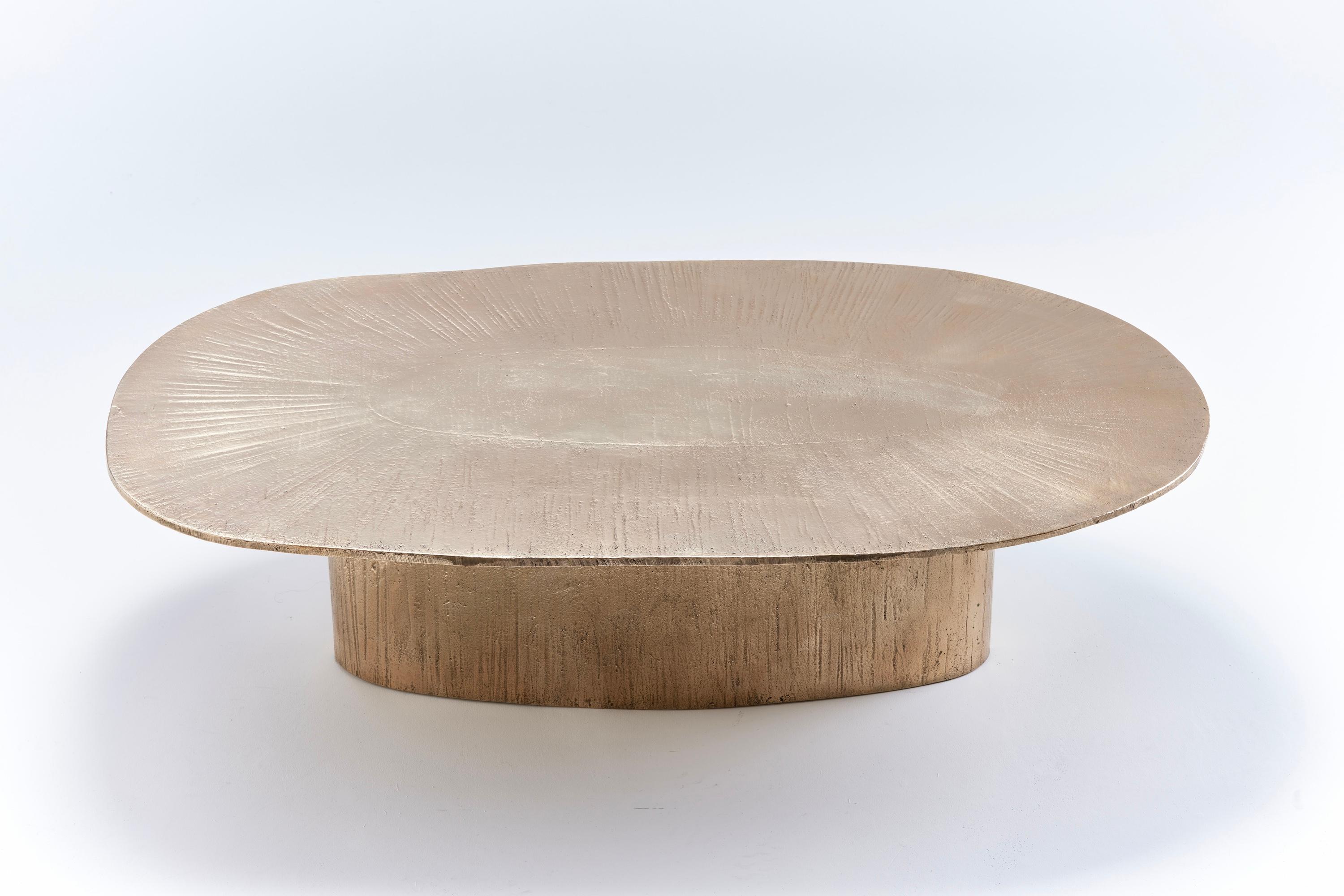 Contemporary High Polished Bronze Coffee Table by Colo Studio, France For Sale 5