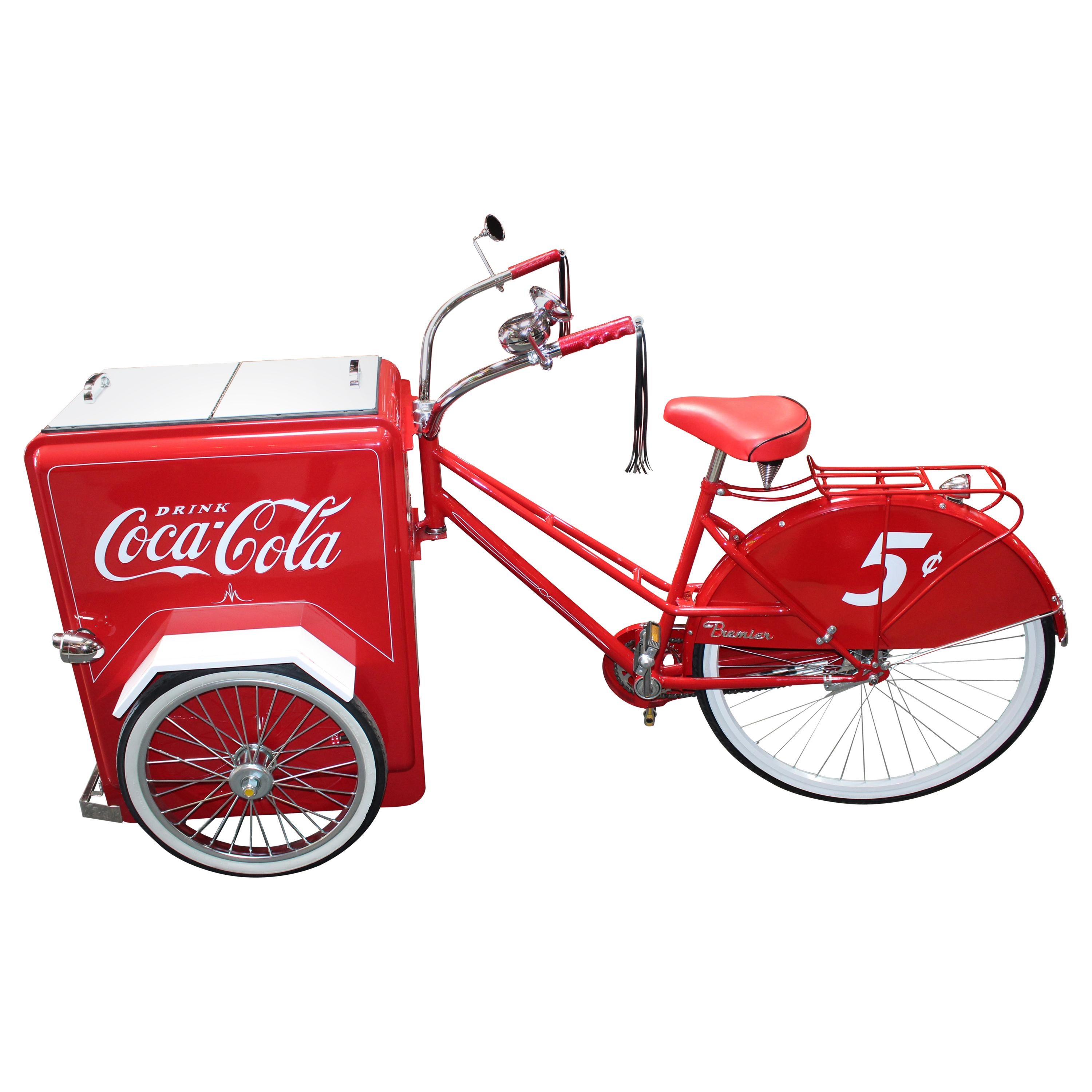 Contemporary Huffy Coca Cola Cooler Tricycle Vendor Bike For Sale