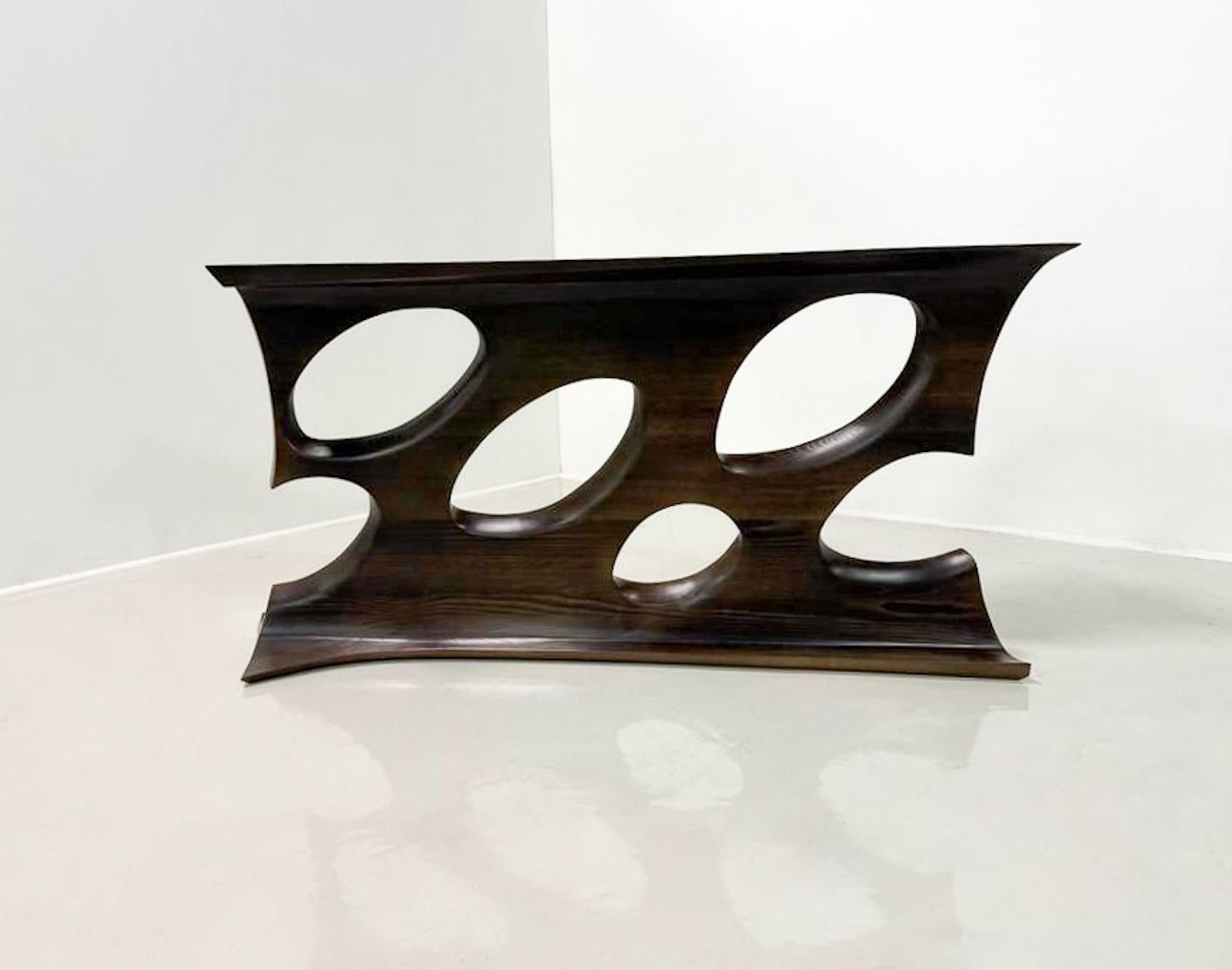 Contemporary Hungarian Ash Console Table 1