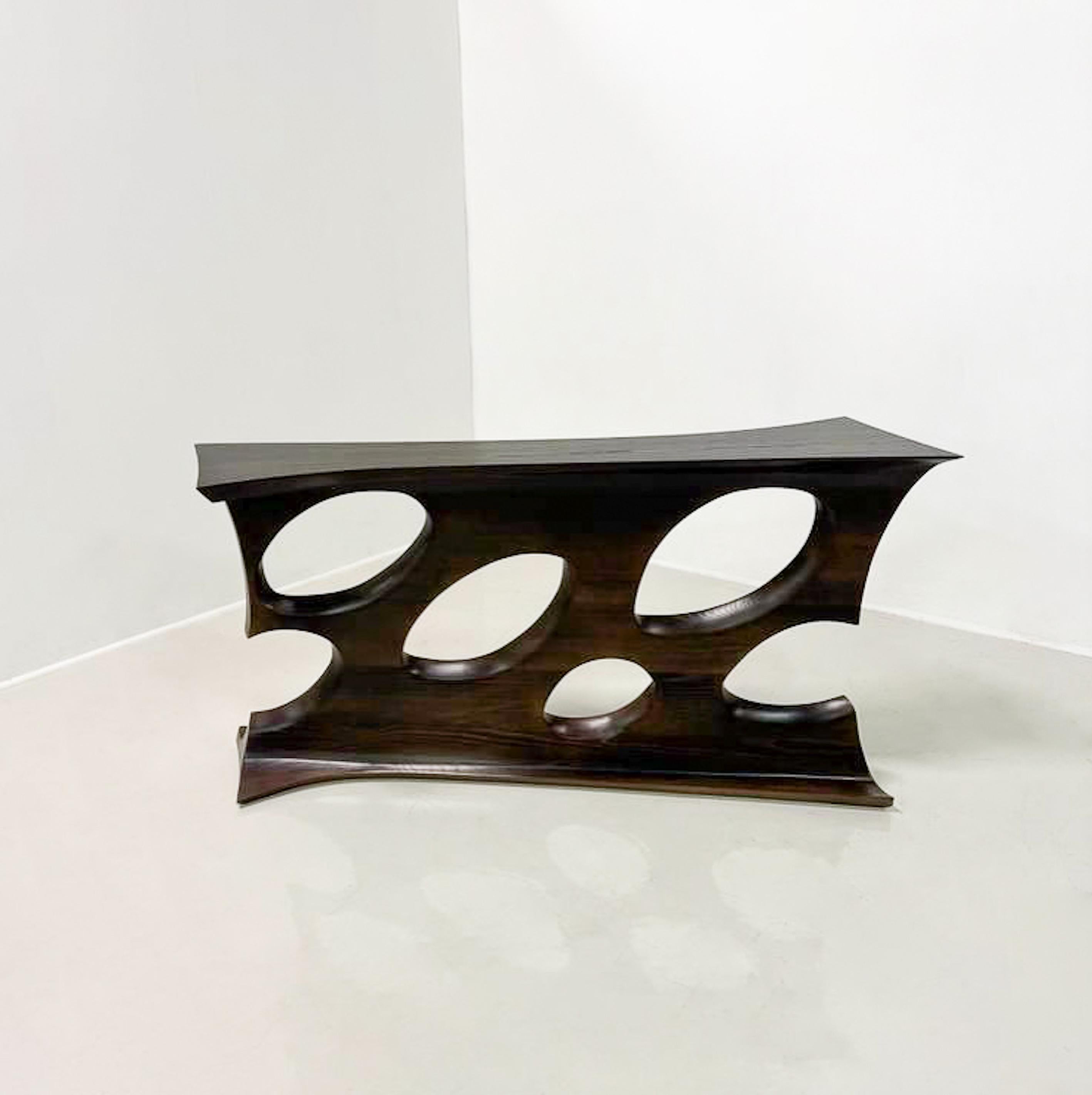 Contemporary Hungarian Ash Console Table 3