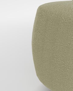 Contemporary Hygge Cloud Bench in Boucle Beige by Saccal Design House