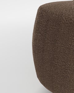 Panca contemporanea Hygge Cloud in Boucle Brown di Saccal Design House