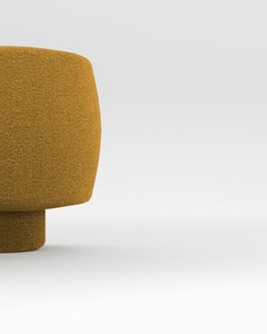 Banco Nube Hygge Contemporáneo en Boucle Mostaza de Saccal Design House