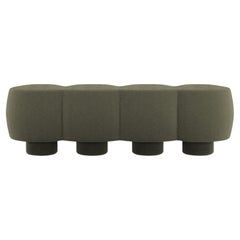 Banco Nube Hygge Contemporáneo en Bouclé Oliva de Saccal Design House