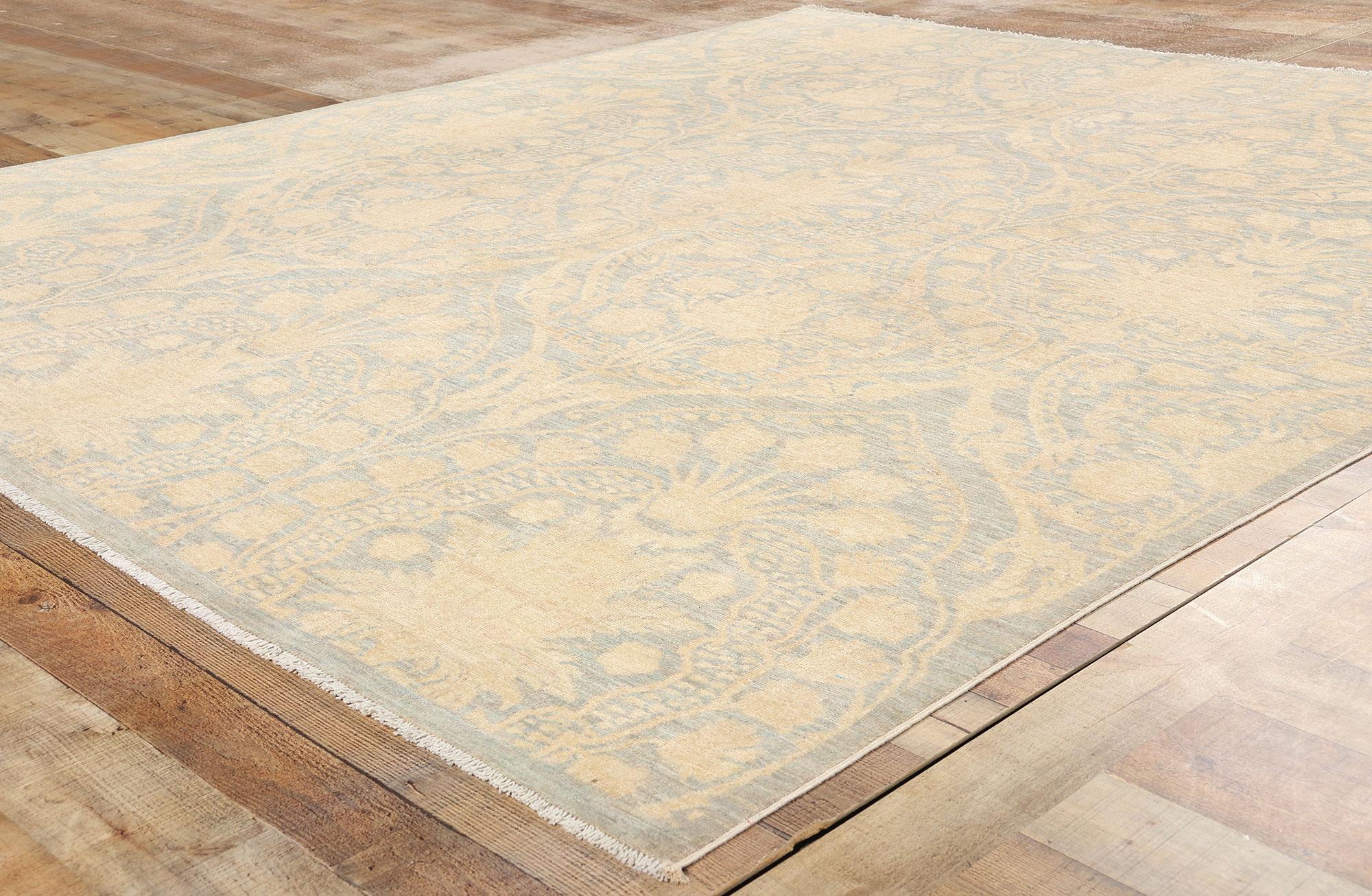 Contemporary Ikat Damask Rug In New Condition For Sale In Dallas, TX