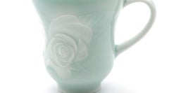 Contemporary Imari Porcelain Mug Blue White by Porcelain Artist