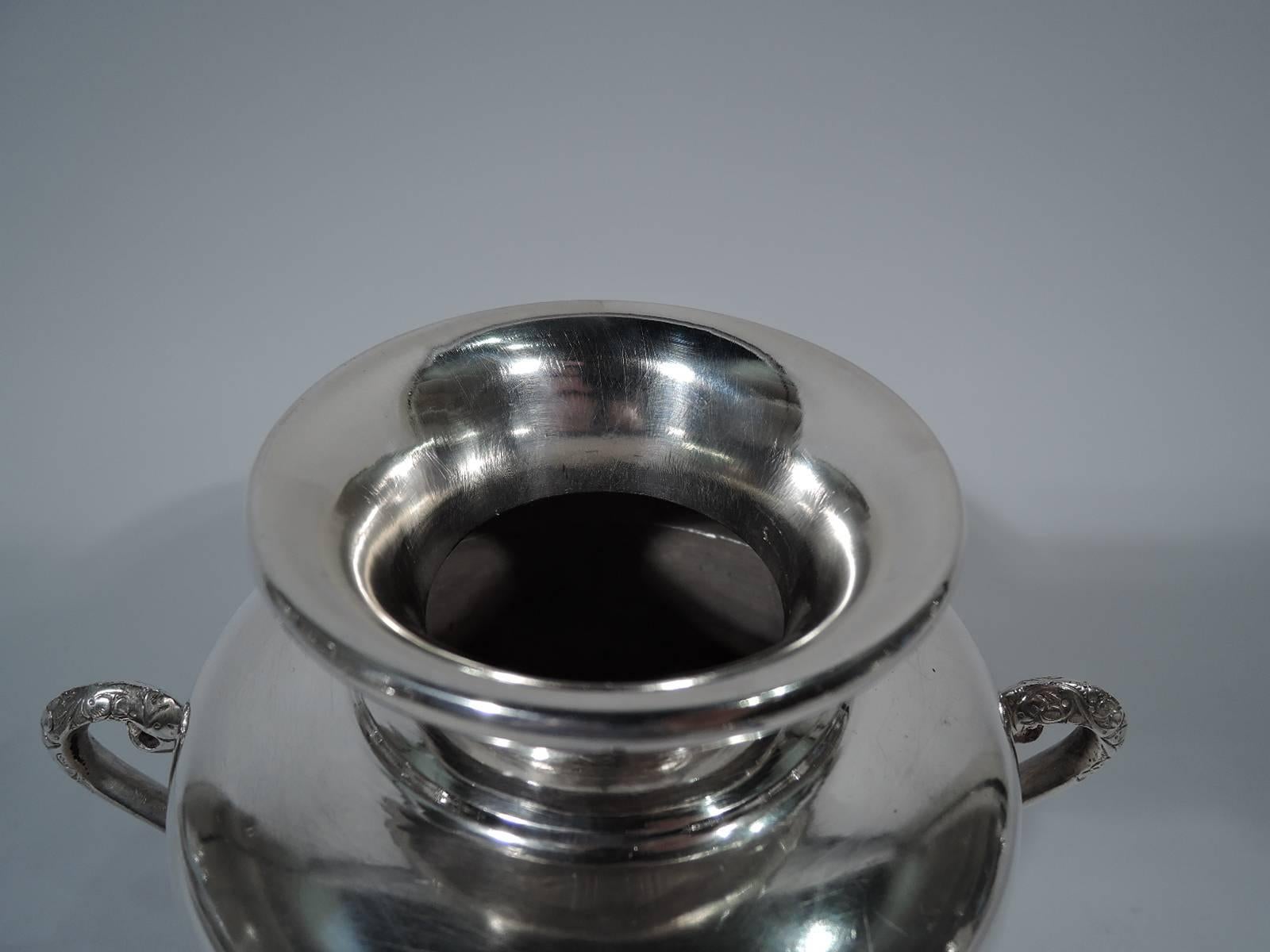 Modern Contemporary Indian Sterling Silver Vase