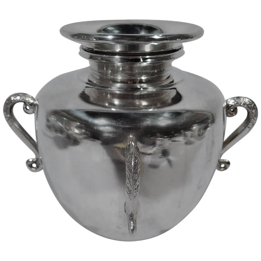 Contemporary Indian Sterling Silver Vase
