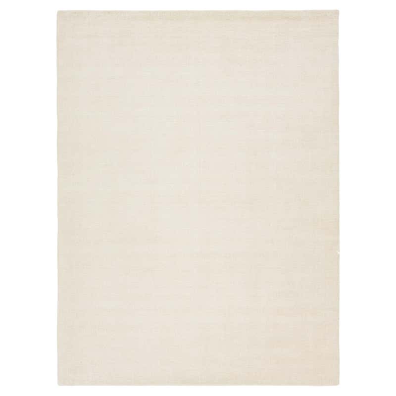 Ivory Contemporary Texture Handmade Wool and Viscose Rug For Sale at ...