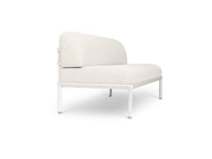 Divano modulare per interni contemporaneo: Sedia e poltrona da salotto in alluminio fuso