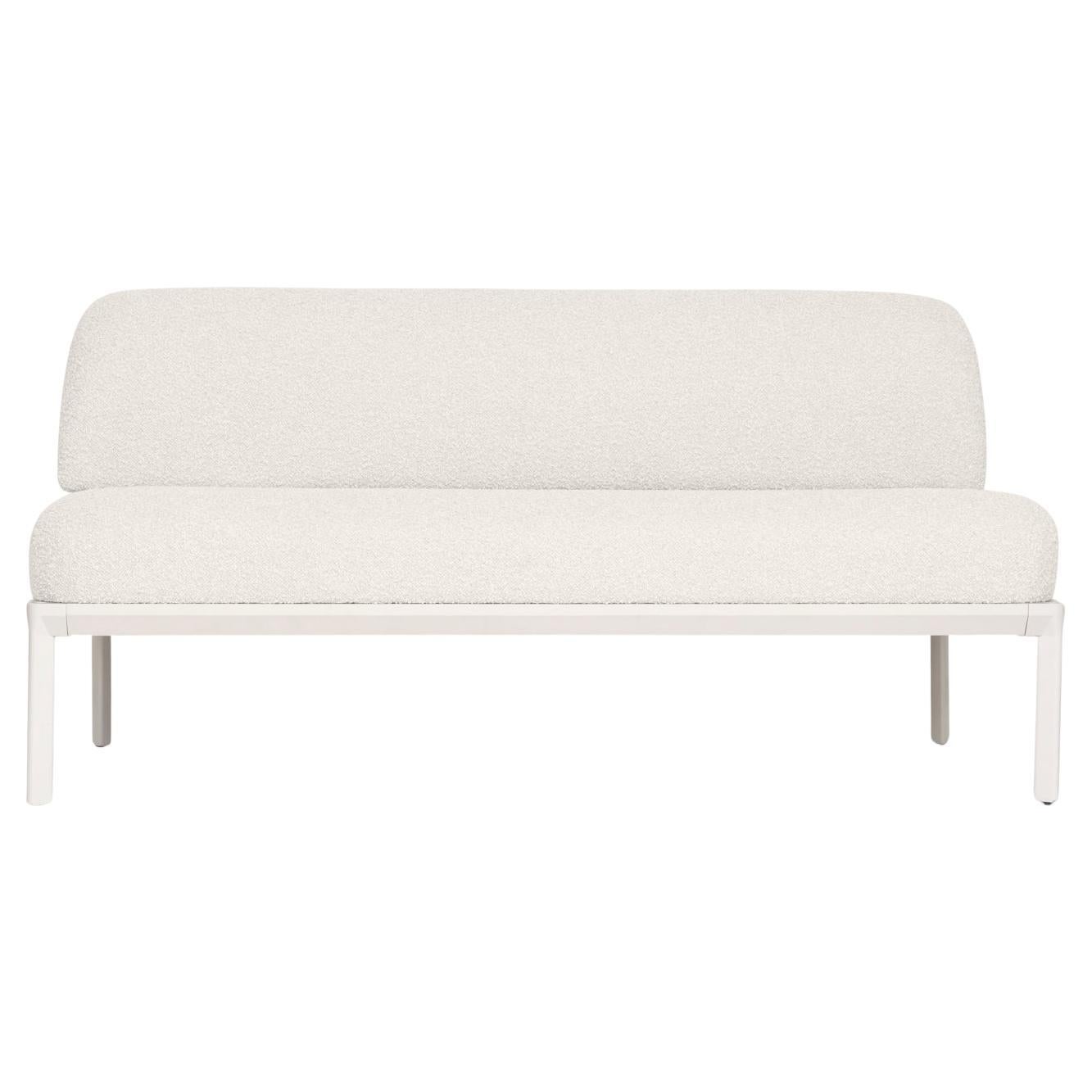 Canapé modulaire d'intérieur Contemporary : Chaise longue et loveseat en aluminium moulé