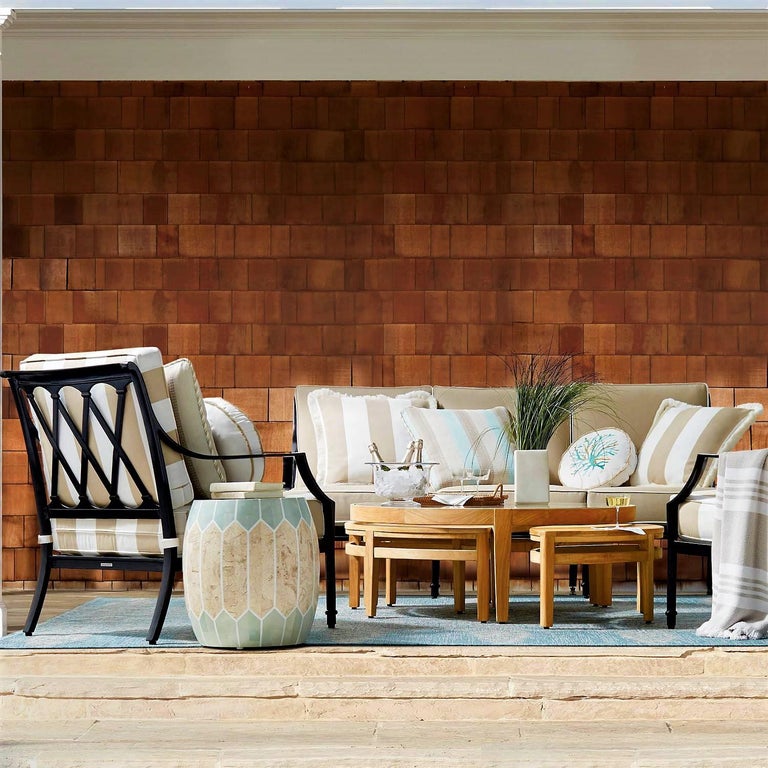 Contemporary Indoor or Outdoor Stone Side Table/Stool For Sale at 1stdibs