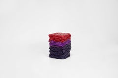 Tabouret industriel contemporain, plastique recyclé, Youngmin Kang, 1S1T Corée