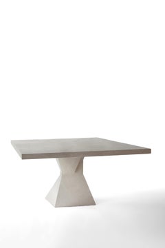 Contemporary 'INKA' Dining Table by Eichkorn, Limestone, Customizable
