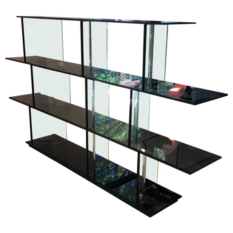 Contemporary Inori Glass Bookcase by Setsu & Shinobu Ito for Fiam Italia