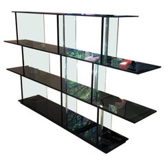 Contemporary Inori Glass Bookcase by Setsu & Shinobu Ito for Fiam Italia