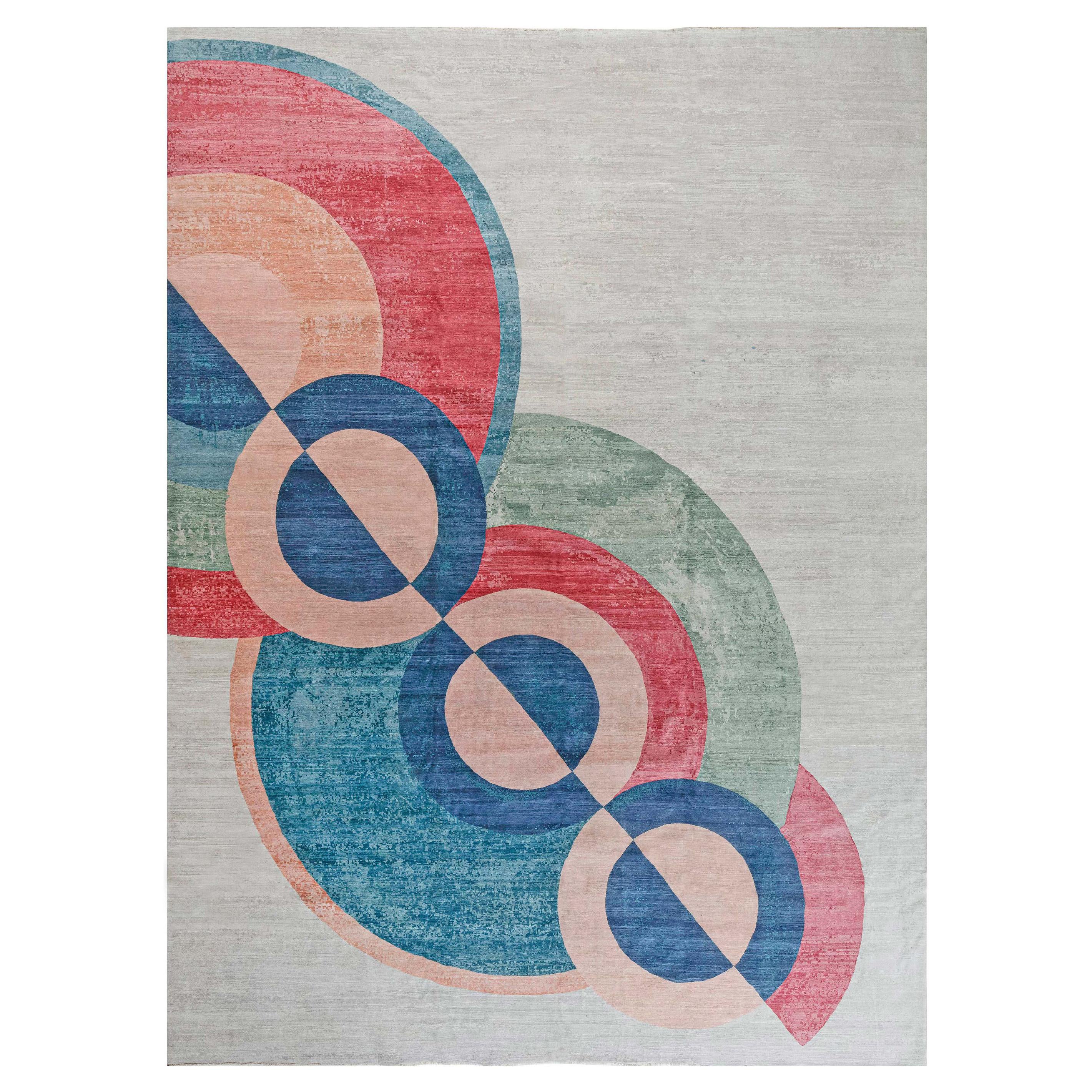 Contemporary Inspired Art Deco Rug by Doris Leslie Blau
