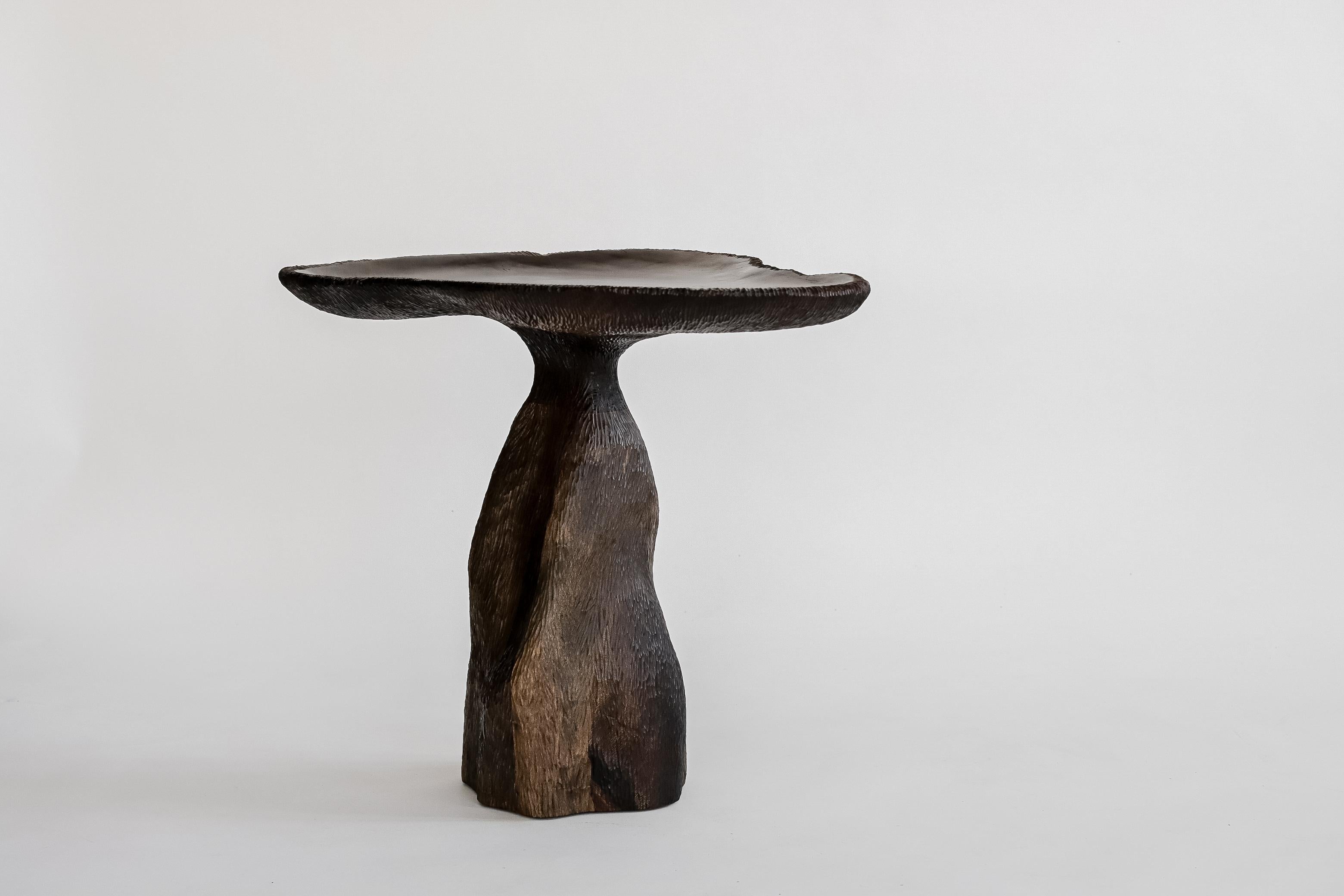 Wood Contemporary INTUITIVE ARCHAISME, A Side table For Sale