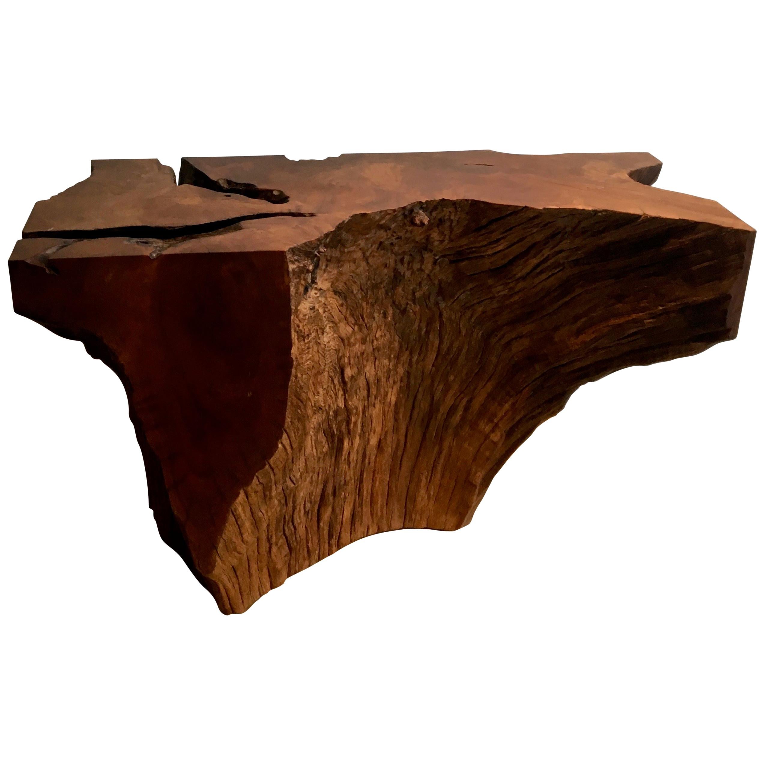 Contemporary Ironwood Console by Jerome Abel Seguin