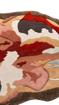 Contemporary Irregular Abstract Shape Hand Tufted Rug by RAG Home