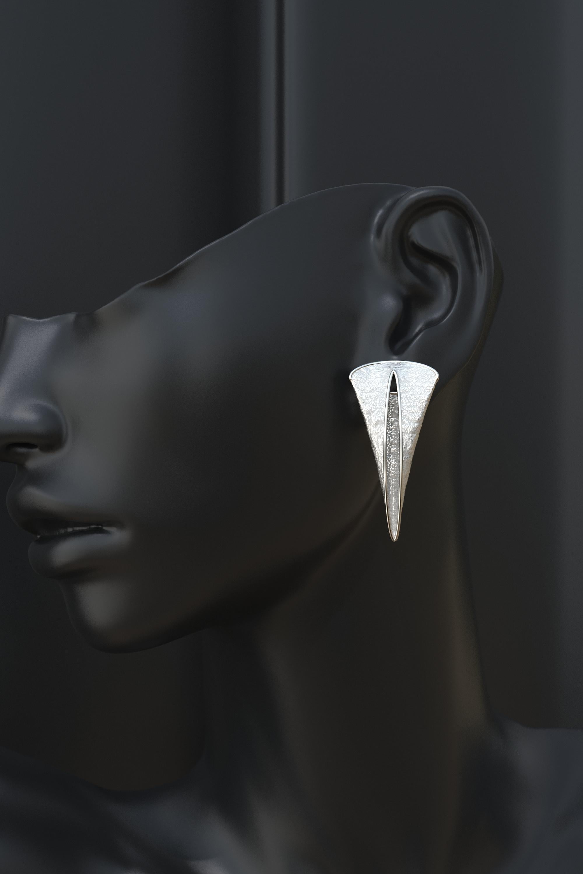 Pendientes contemporáneos italianos de oro de 18 quilates de Oltremare Gioielli Sólo por encargo en venta 3