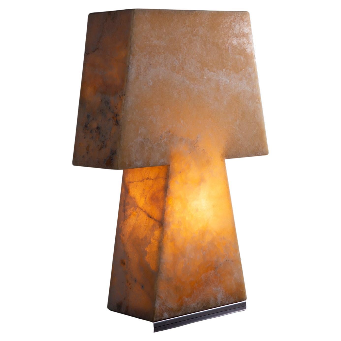 Contemporary Italian alabaster table lamp