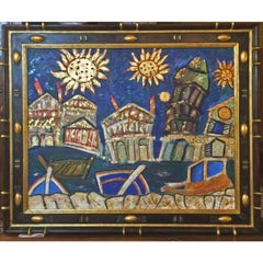 Contemporary Italian Artist Louis Jaquet Painting Sytos, 1996