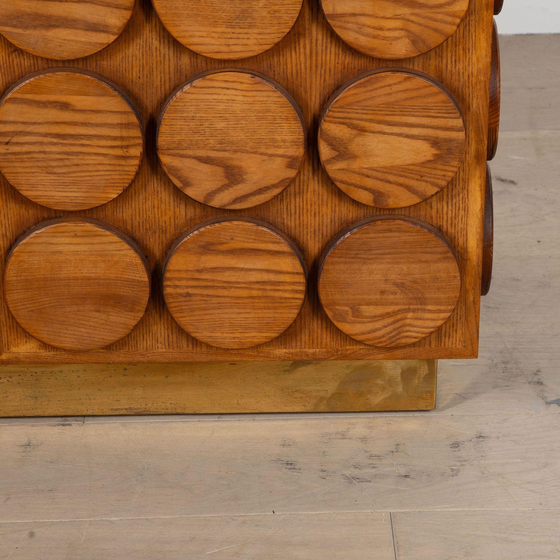 Contemporary Italian Brutalist Style Sideboard For Sale 7