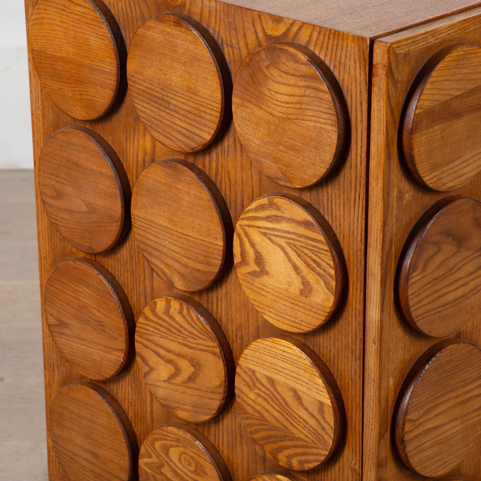 Contemporary Italian Brutalist Style Sideboard For Sale 2