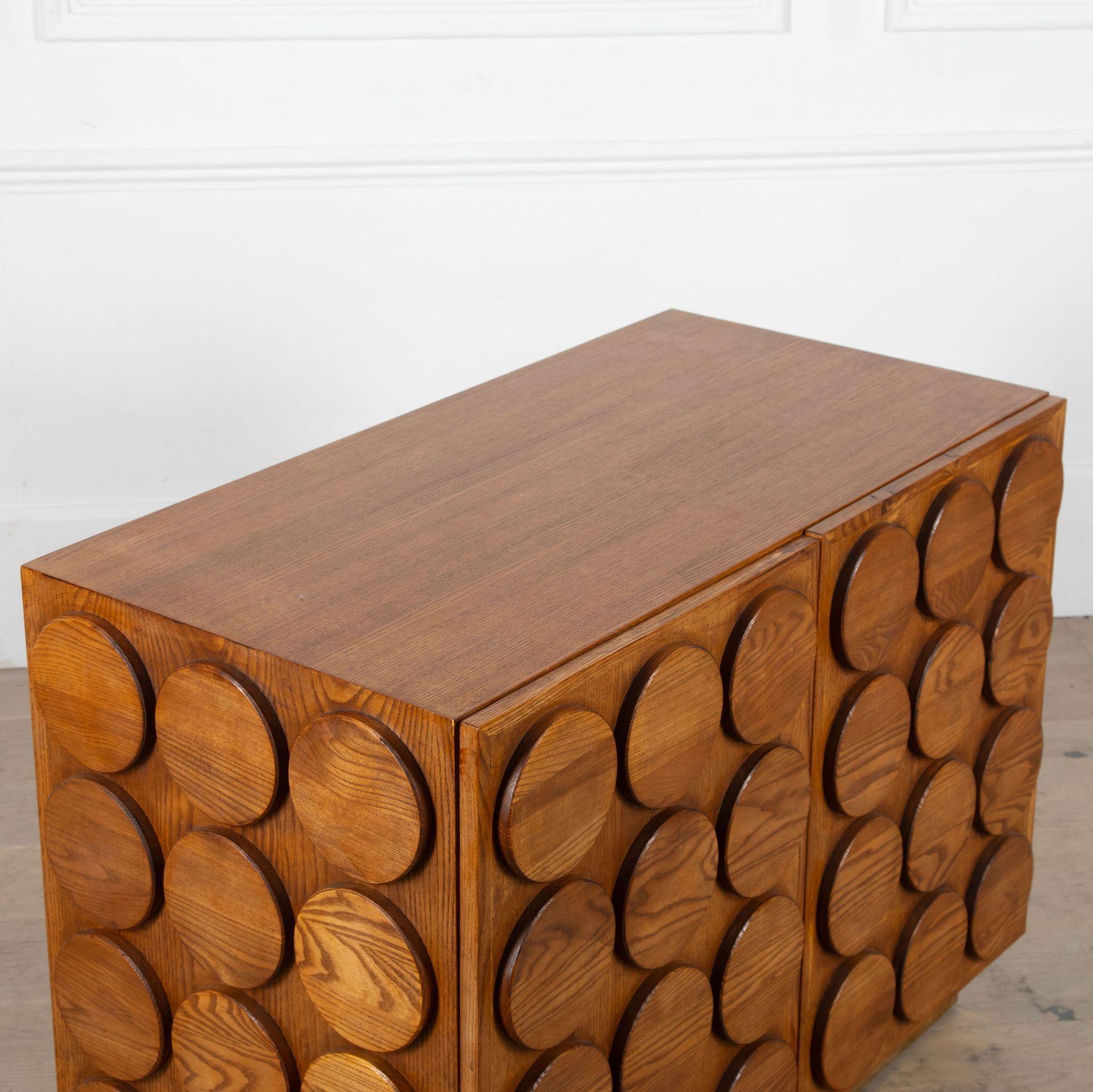 Contemporary Italian Brutalist Style Sideboard For Sale 3