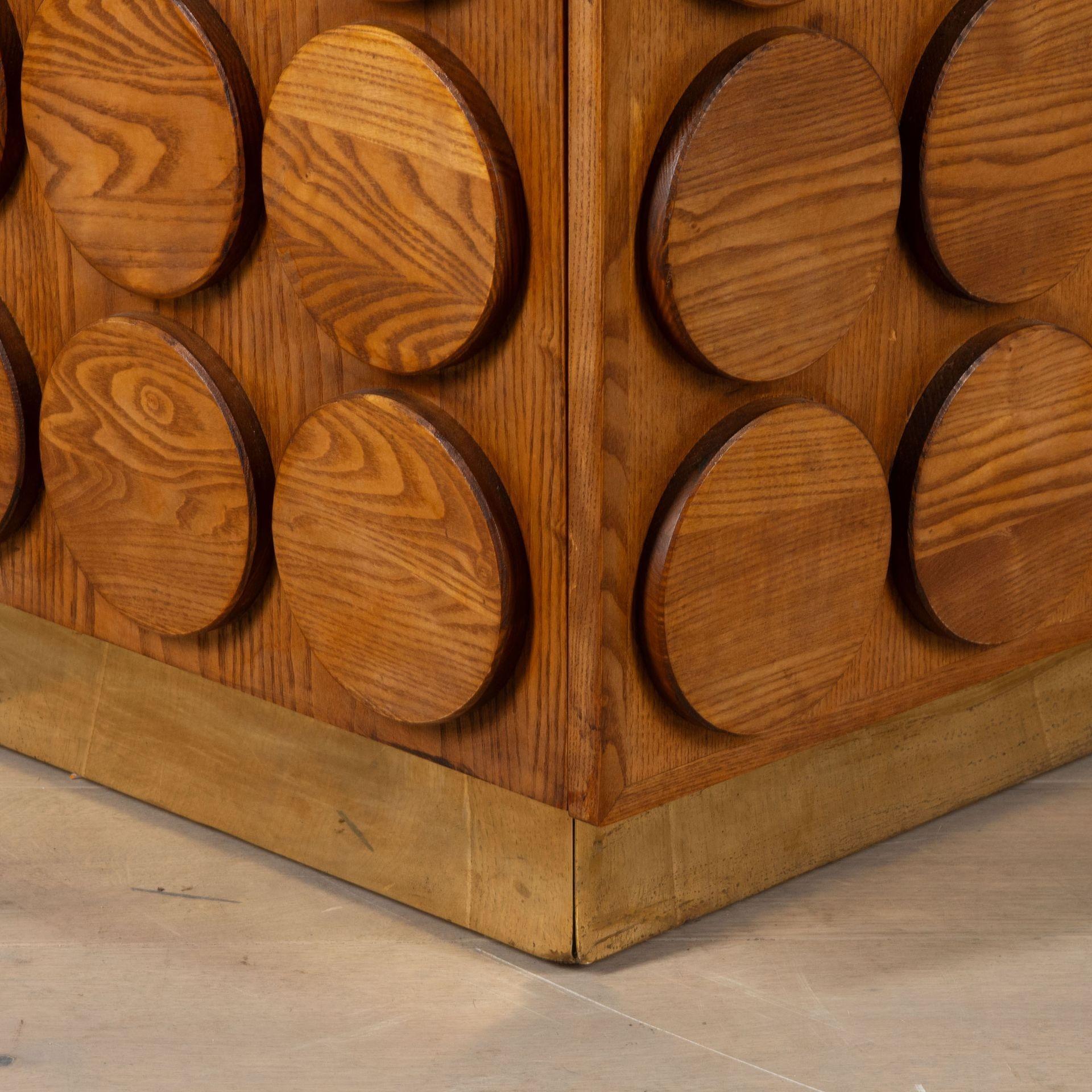 Contemporary Italian Brutalist Style Sideboard For Sale 5