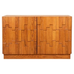 Contemporary Italian Brutalist Style Sideboard