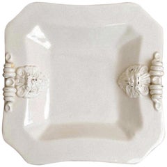 Contemporary Italian Crackle Glazed Platter