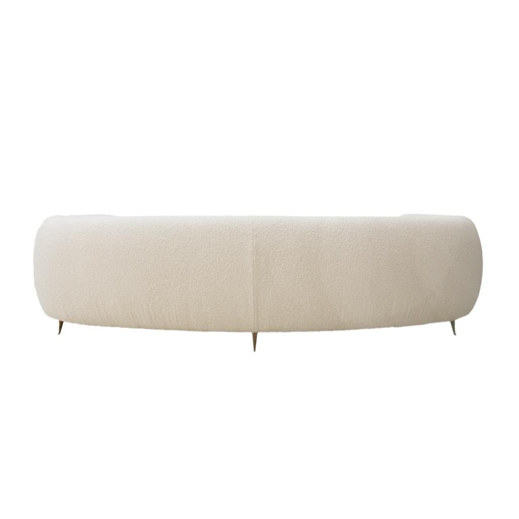 curved contemporary sofa