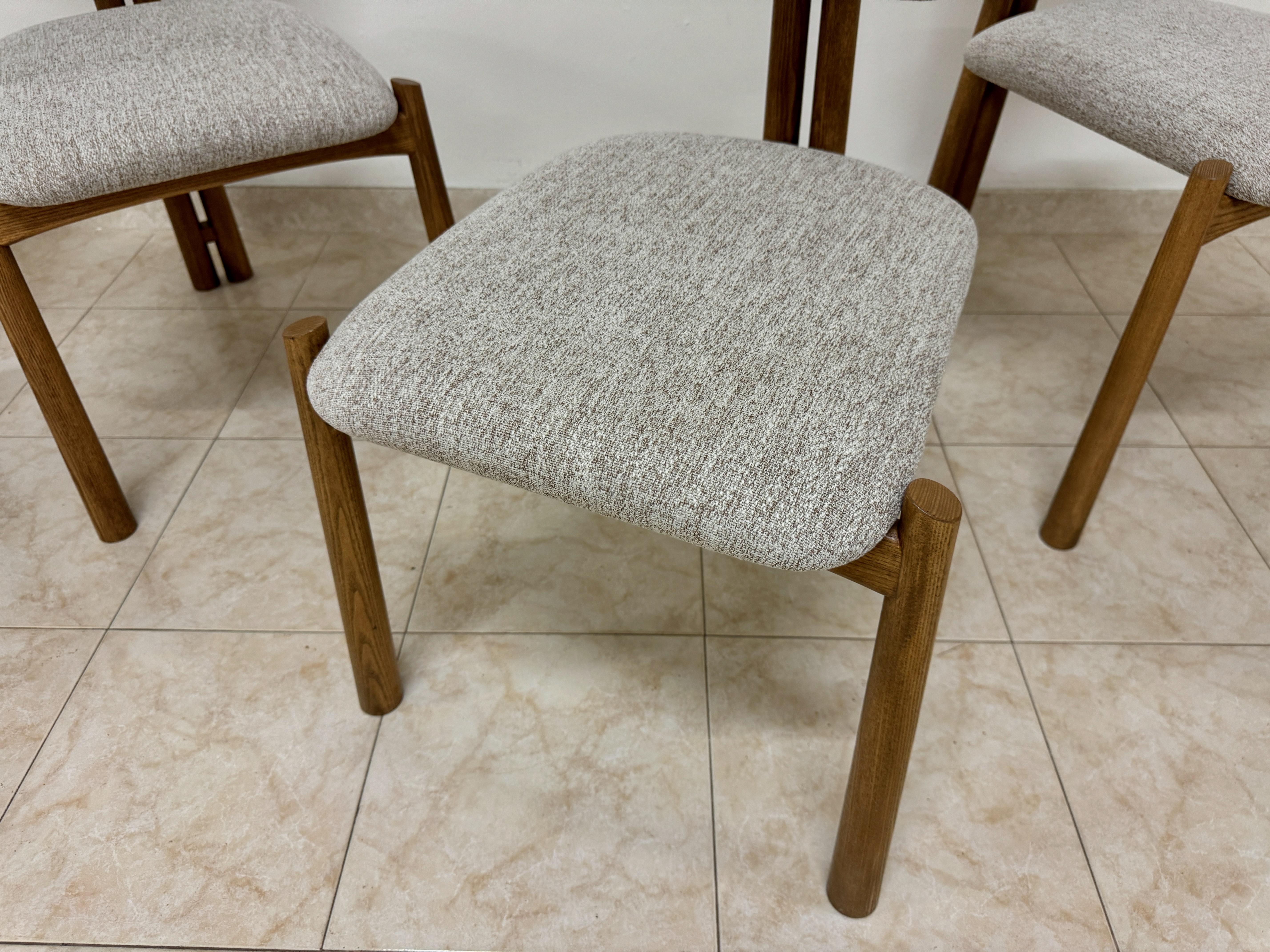 Fabric Contemporary Italian Dining Chairs For Sale