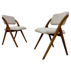 Contemporary Italian Dining Chairs in a Mid Century Style