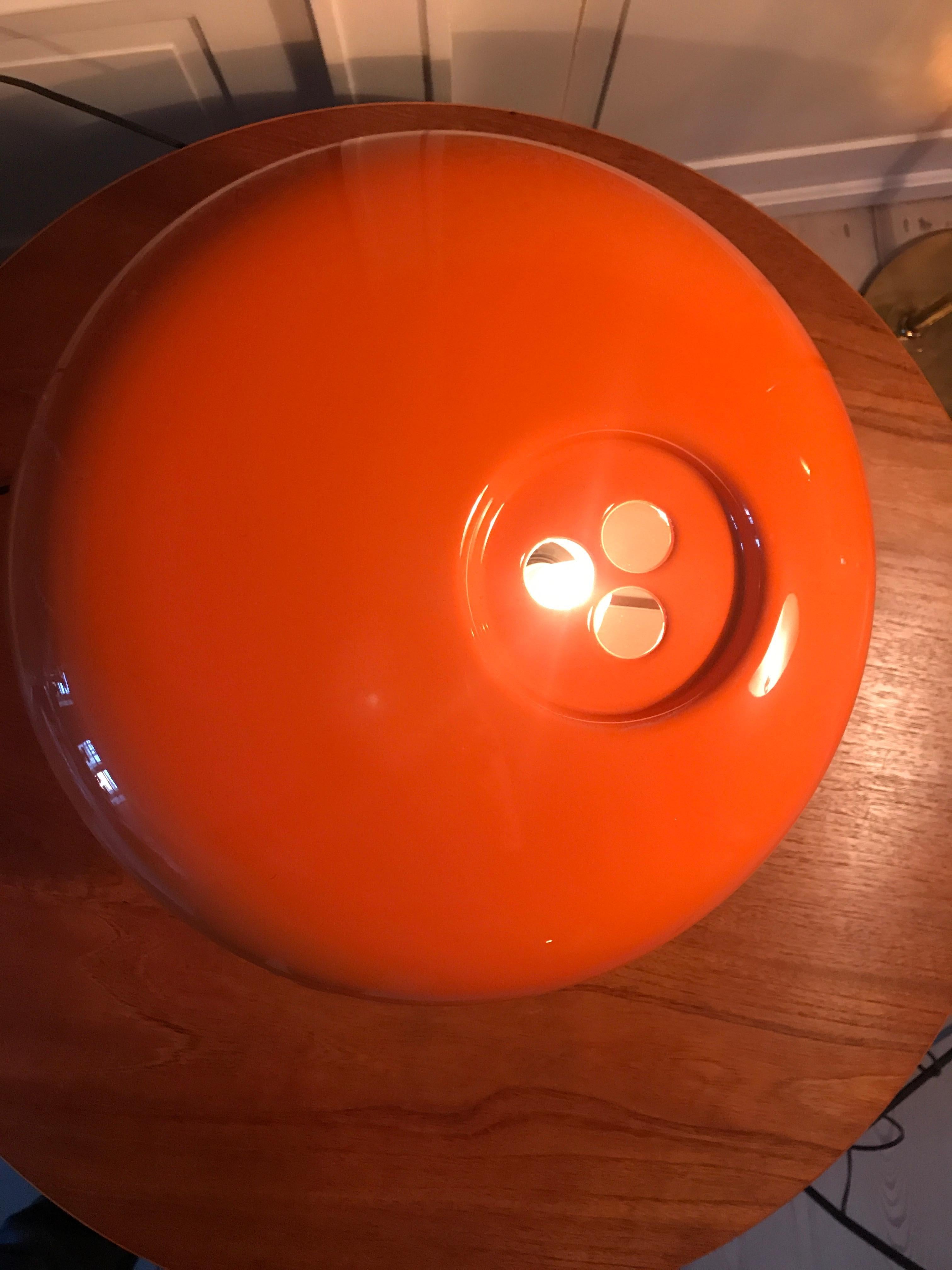 flos snoopy lamp orange