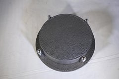 Zeitgenössischer Untersetzer aus italienischem Schieferleder:: Set