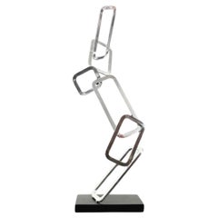 Contemporary Italian Hand-Made Customizable Aluminium Geometric Modern Sculpture