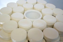 Contemporary Italian Martine Bedin White Ceramic "Ostia" Sculpture