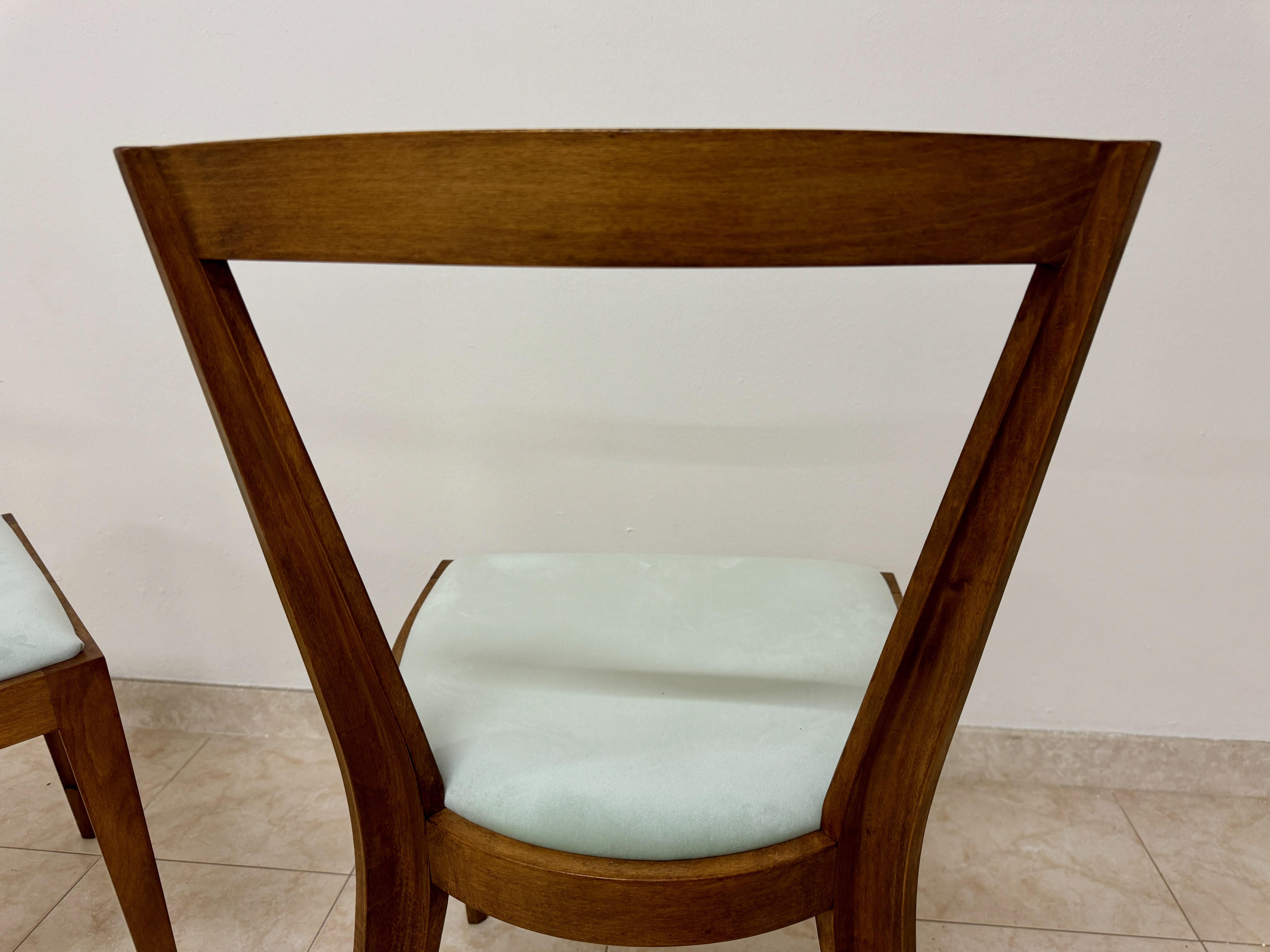 Contemporary Italian Mid Century Style Dining Chairs For Sale 8